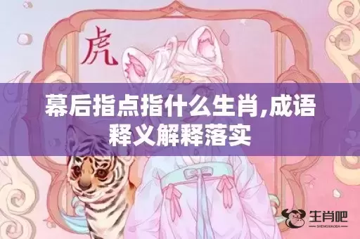 幕后指点指什么生肖,成语释义解释落实