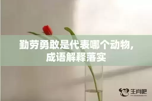 勤劳勇敢是代表哪个动物,成语解释落实