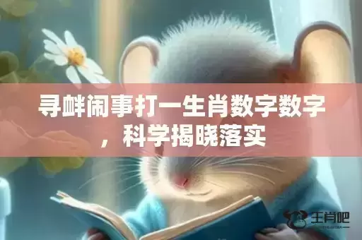 寻衅闹事打一生肖数字数字，科学揭晓落实