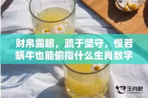 财帛露眼,疏于坚守,慢若蜗牛也能偷指什么生肖数字完美解释落实 财帛露眼,疏于坚守,慢若蜗牛也能偷指什么生肖数字完美解释落实