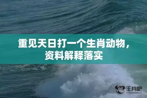 重见天日打一个生肖动物，资料解释落实