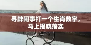 寻衅闹事打一个生肖数字，马上揭晓落实