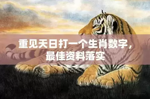 重见天日打一个生肖数字,最佳资料落实 重见天日打一个生肖数字,最佳资料落实