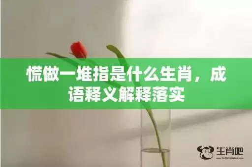 慌做一堆指是什么生肖,成语释义解释落实 慌做一堆指是什么生肖,成语释义解释落实