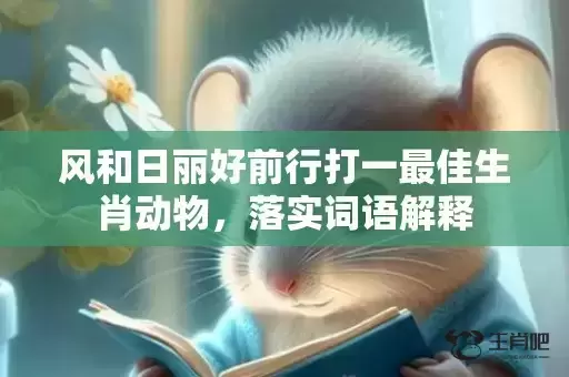 风和日丽好前行打一最佳生肖动物，落实词语解释
