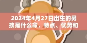 2024年4月27日出生的男孩是什么命，特点、优势和劣势分别是什么