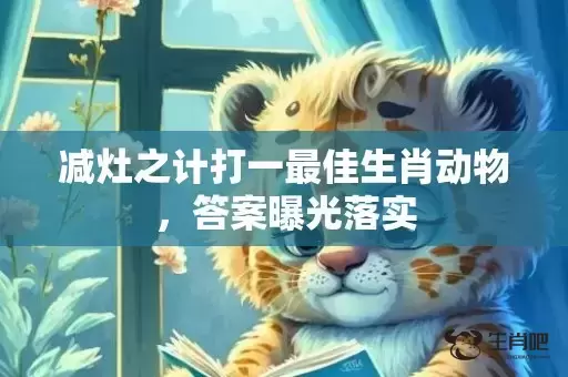 减灶之计打一最佳生肖动物，答案曝光落实