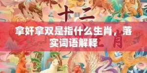 拿奸拿双是指什么生肖，落实词语解释