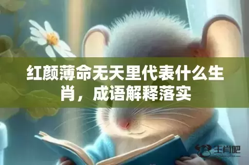 红颜薄命无天里代表什么生肖，成语解释落实