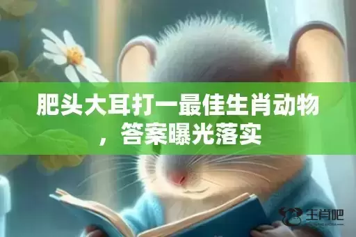 肥头大耳打一最佳生肖动物，答案曝光落实