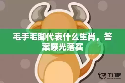 毛手毛脚代表什么生肖,答案曝光落实 毛手毛脚代表什么生肖,答案曝光落实