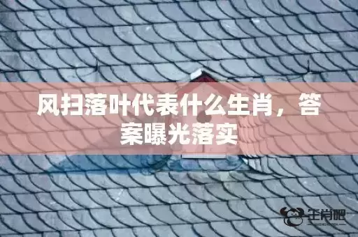 风扫落叶代表什么生肖,答案曝光落实 风扫落叶代表什么生肖,答案曝光落实