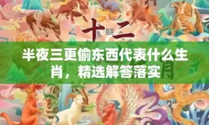 半夜三更偷东西代表什么生肖，精选解答落实