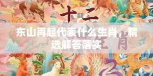 东山再起代表什么生肖，精选解答落实