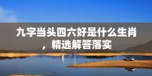 九字当头四六好是什么生肖，精选解答落实