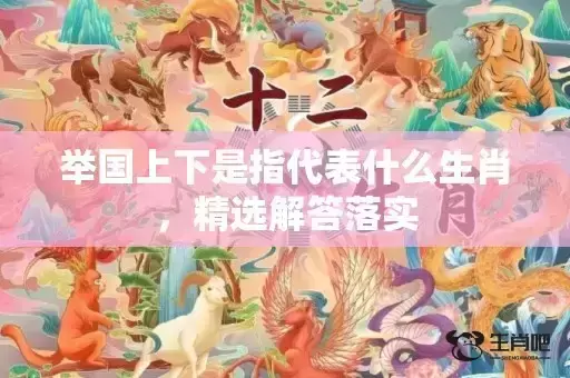 举国上下是指代表什么生肖，精选解答落实