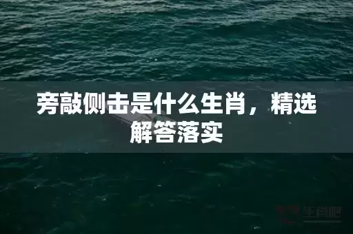 旁敲侧击是什么生肖,精选解答落实 旁敲侧击是什么生肖,精选解答落实