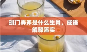 班门弄斧是什么生肖，成语解释落实