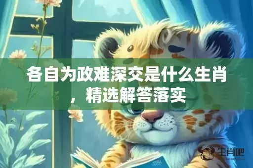 各自为政难深交是什么生肖，精选解答落实