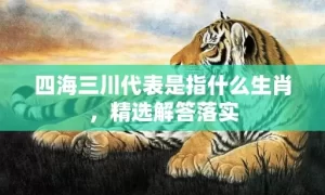 四海三川代表是指什么生肖，精选解答落实