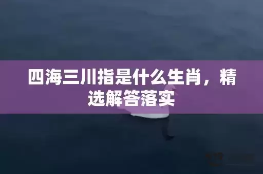 四海三川指是什么生肖,精选解答落实 四海三川指是什么生肖,精选解答落实