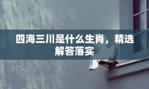 四海三川是什么生肖，精选解答落实