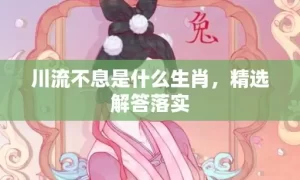 川流不息是什么生肖，精选解答落实