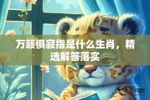 万籁俱寂指是什么生肖，精选解答落实