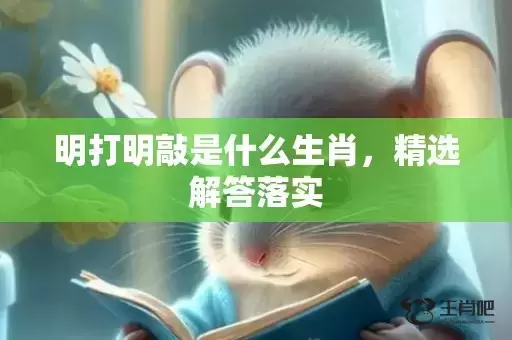 明打明敲是什么生肖,精选解答落实 明打明敲是什么生肖,精选解答落实