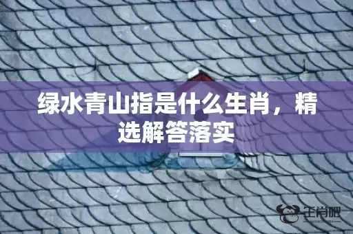 绿水青山指是什么生肖，精选解答落实