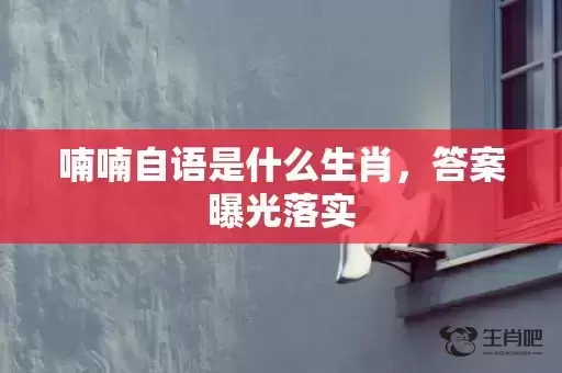 喃喃自语是什么生肖，答案曝光落实