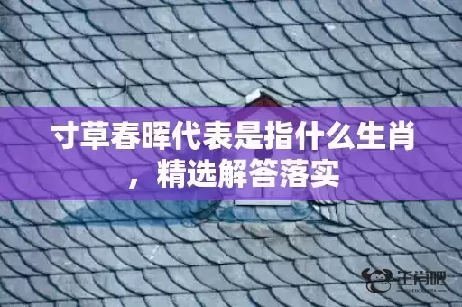 寸草春晖代表是指什么生肖,精选解答落实 寸草春晖代表是指什么生肖,精选解答落实