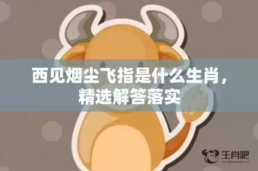 西见烟尘飞指是什么生肖，精选解答落实