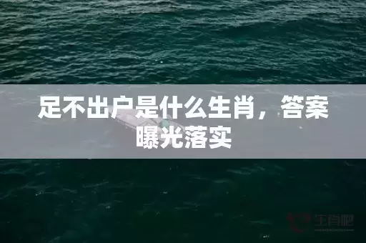 足不出户是什么生肖,答案曝光落实 足不出户是什么生肖,答案曝光落实