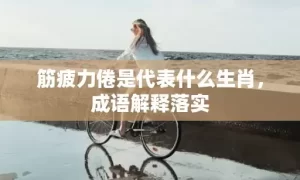 筋疲力倦是代表什么生肖，成语解释落实