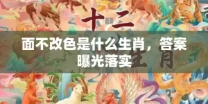 面不改色是什么生肖，答案曝光落实