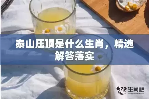 泰山压顶是什么生肖,精选解答落实 泰山压顶是什么生肖,精选解答落实