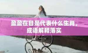 盈盈在目是代表什么生肖，成语解释落实