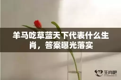 羊马吃草蓝天下代表什么生肖，答案曝光落实