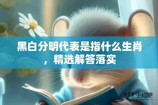 黑白分明代表是指什么生肖,精选解答落实 黑白分明代表是指什么生肖,精选解答落实