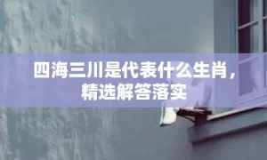 四海三川是代表什么生肖，精选解答落实