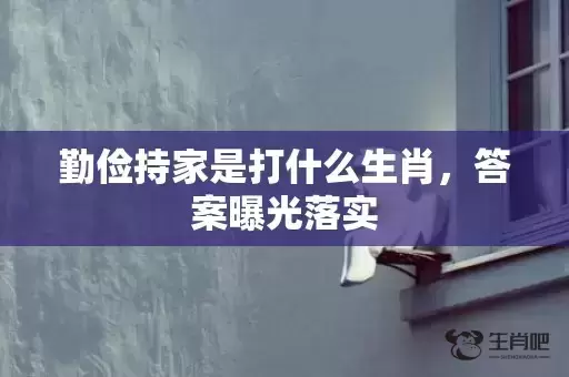 勤俭持家是打什么生肖，答案曝光落实