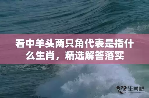 看中羊头两只角代表是指什么生肖,精选解答落实 看中羊头两只角代表是指什么生肖,精选解答落实