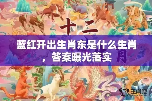 蓝红开出生肖东是什么生肖，答案曝光落实