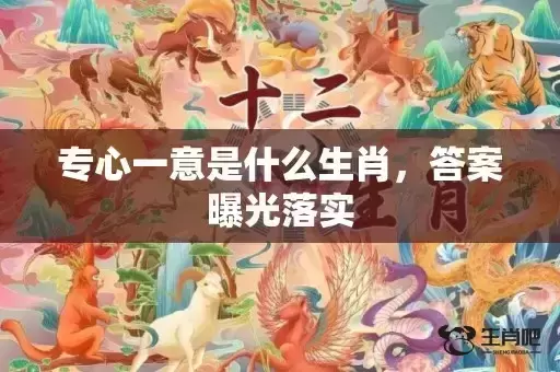 专心一意是什么生肖，答案曝光落实