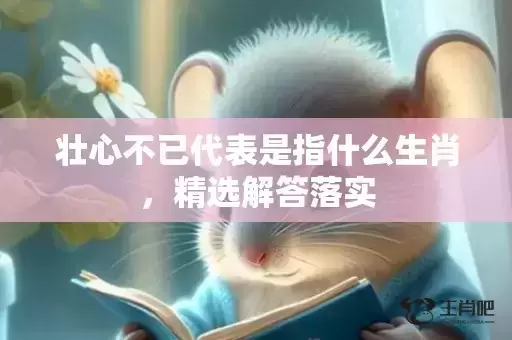 壮心不已代表是指什么生肖，精选解答落实