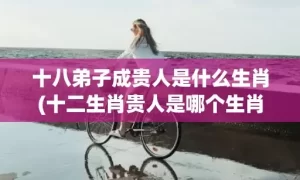 十八弟子成贵人是什么生肖(十二生肖贵人是哪个生肖)(十八弟子成贵人是什么动物)