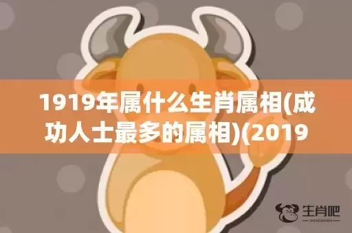 1919年属什么生肖属相(成功人士最多的属相)(201919年属什么)