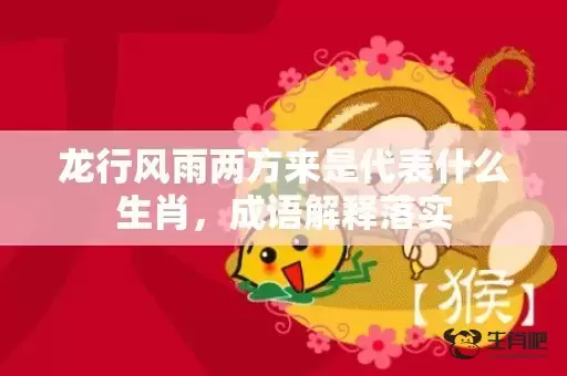 龙行风雨两方来是代表什么生肖,成语解释落实 龙行风雨两方来是代表什么生肖,成语解释落实