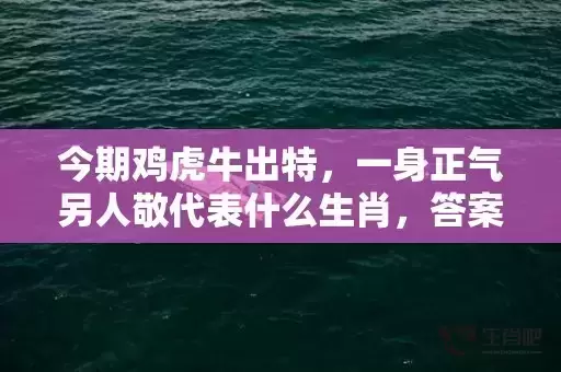 今期鸡虎牛出特，一身正气另人敬代表什么生肖，答案曝光落实